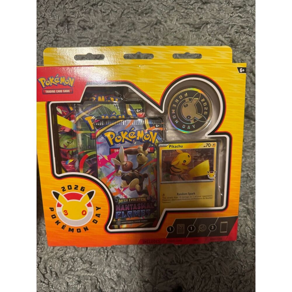 NWT Pokemon 2026 Pokemon Day Trading Card Collection Box- Sealed